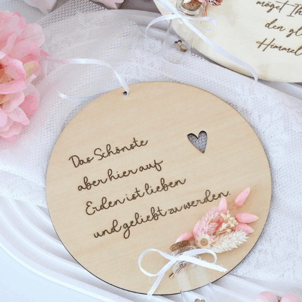 SVG Laserdatei 4 Designs Holzscheiben Herz Hochzeitsgeschenk Geschenkscheibe Geldgeschenk Sonnenfänger Hochzeit Ehe SVG Datei – Bild 13