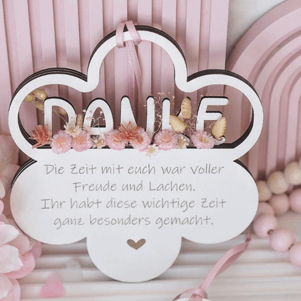 6 Designs Blumen zum Aufhängen und füllen mit Blumen oder Geld Hochzeit Muttertag Freundschaft Mama Oma Danke SVG Laserdatei Lasercut – Bild 20