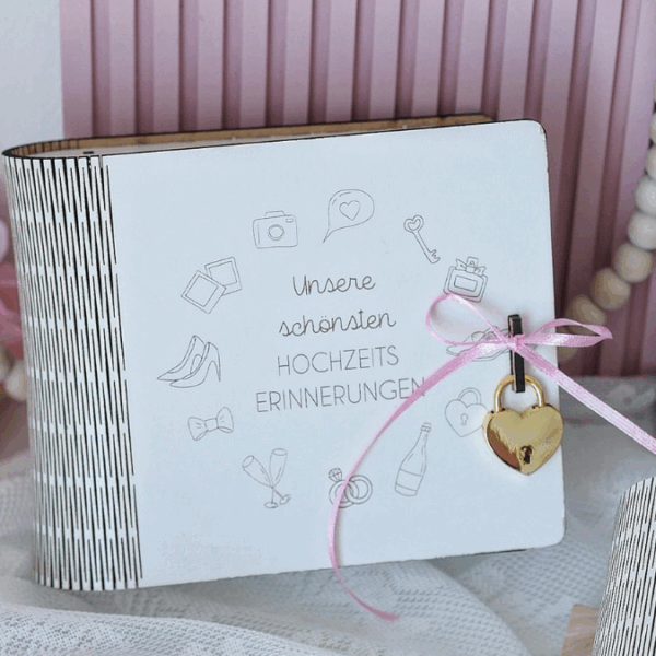 3mm 4mm SVG Laserdatei Geschenk zur Hochzeit Fotobuch 2.0 Holzbuch Fotoalbum Box für Fotos aufbewahrung Polaroid Hochzeitsalbum SVG Datei – Bild 21