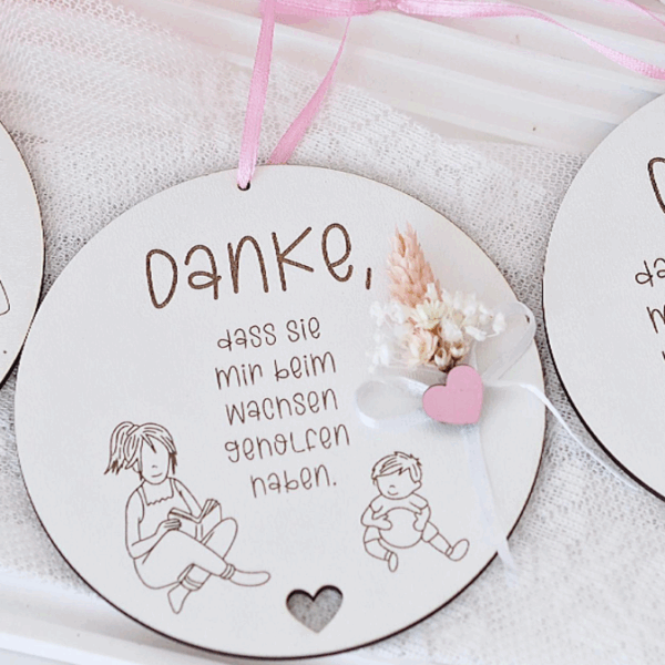 SVG Laserdatei 6 Designs Schilder Holzscheiben Geschenkidee Abschied Kindergarten Erzieherin Kindergartenabschied Danke Kita Kiga SVG Datei – Bild 18