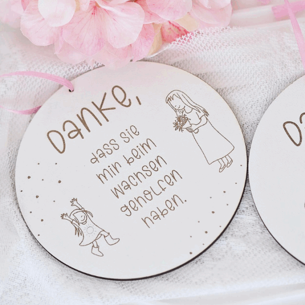 SVG Laserdatei 6 Designs Schilder Holzscheiben Geschenkidee Abschied Kindergarten Erzieherin Kindergartenabschied Danke Kita Kiga SVG Datei – Bild 19