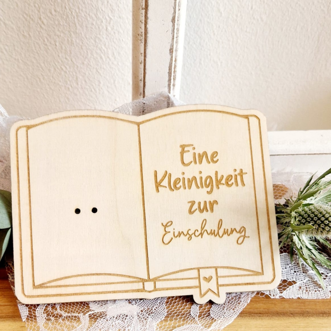 SVG Laserdatei Schulkind Einschulung 7 Designs + Gravuren Halter für Lesezeichen und Kleinigkeiten Schulstart Lesen Gescheinkidee SVG Datei – Bild 20