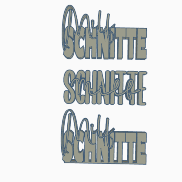 STL 3D Druck Datei 2er Schriftzug Statement MILF Schnitte Bad Mom Lustig Aufsteller 3D-Druck Datei – Bild 2