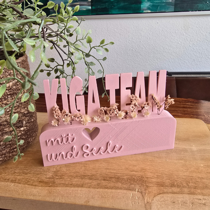 STL 3D Druck Datei Kindergartenabschied Danke Kindergarten Kiga Kita Aufsteller mit öffnung für Blumen Floral 3D-Druck Datei – Bild 12