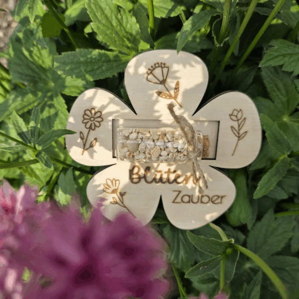 SVG Laserdatei Designs Halter für Blumensamen Samen Gastgeschenk Hochzeit Mitbringsel Geschenkidee SVG Datei Reagenzglas – Bild 3
