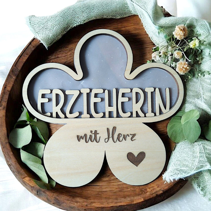 6 Designs Blumen zum Aufhängen und füllen mit Blumen oder Geld Kindergartenabschier Erzieherin KiTa Erzieherin Danke SVG Laserdatei Lasercut – Bild 24