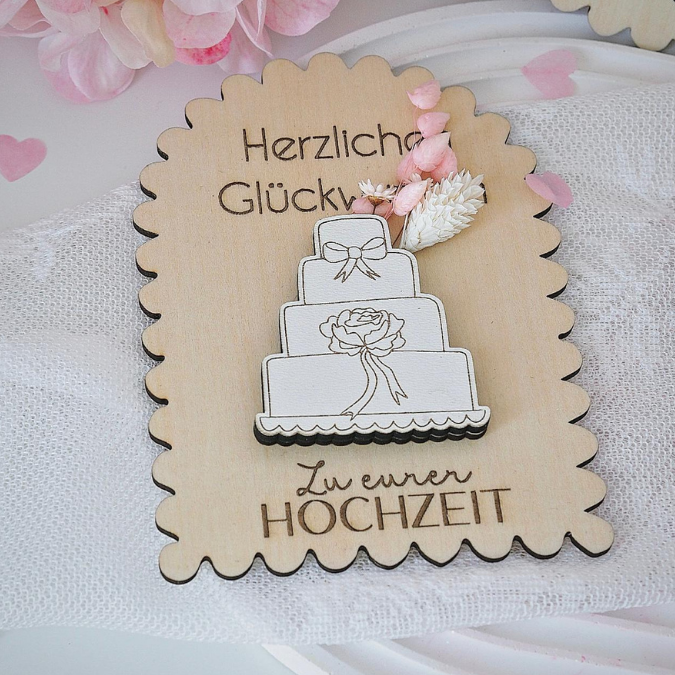 SVG Laserdatei Karten zur Hochzeit zum füllen mit Blumen oder Geld Postkarten Grußkarten SVG Datei Hochzeitsgeschenk Ehe Braut – Bild 9