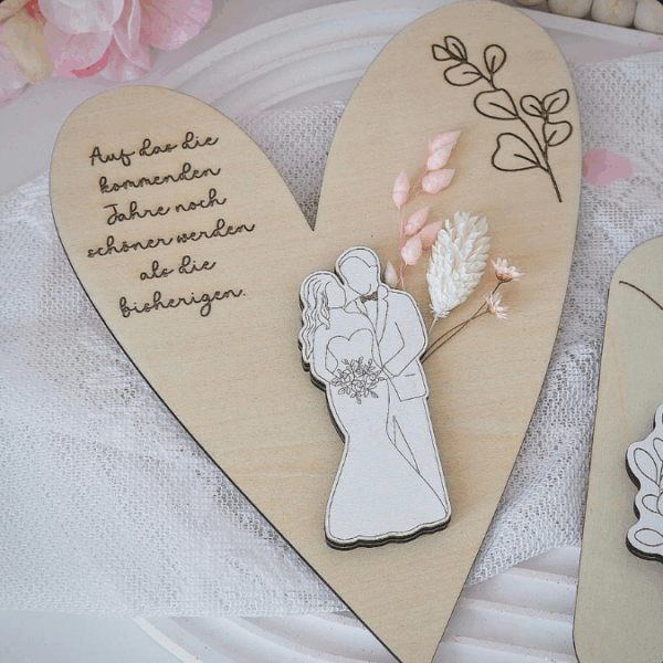 SVG Laserdatei Karten zur Hochzeit zum füllen mit Blumen oder Geld Postkarten Grußkarten SVG Datei Hochzeitsgeschenk Ehe Braut – Bild 18