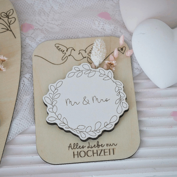 SVG Laserdatei Karten zur Hochzeit zum füllen mit Blumen oder Geld Postkarten Grußkarten SVG Datei Hochzeitsgeschenk Ehe Braut – Bild 19