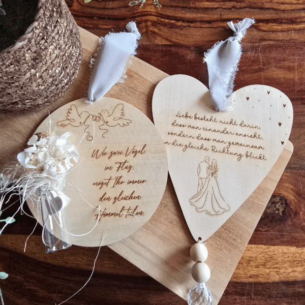 SVG Laserdatei 4 Designs Holzscheiben Herz Hochzeitsgeschenk Geschenkscheibe Geldgeschenk Sonnenfänger Hochzeit Ehe SVG Datei – Bild 15
