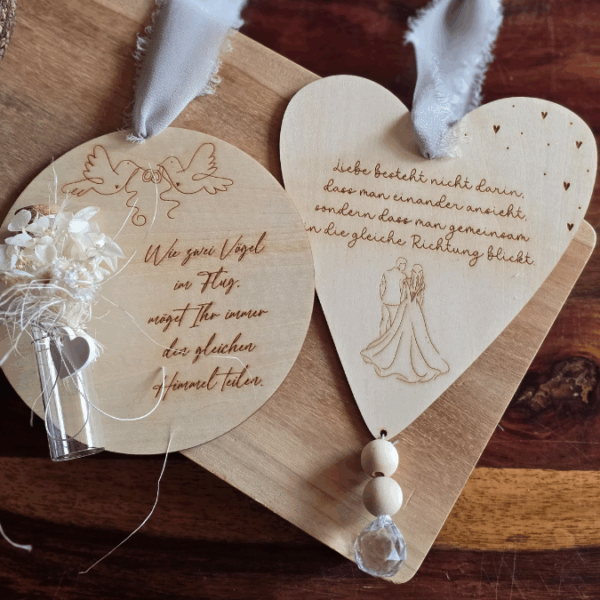 SVG Laserdatei 4 Designs Holzscheiben Herz Hochzeitsgeschenk Geschenkscheibe Geldgeschenk Sonnenfänger Hochzeit Ehe SVG Datei – Bild 17
