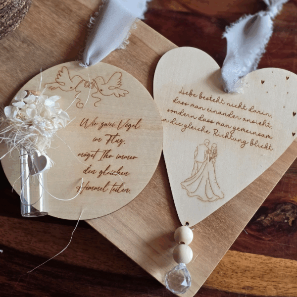 SVG Laserdatei 4 Designs Holzscheiben Herz Hochzeitsgeschenk Geschenkscheibe Geldgeschenk Sonnenfänger Hochzeit Ehe SVG Datei – Bild 18
