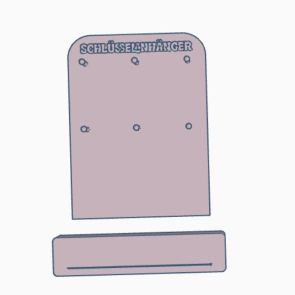 STL 3D Druck Datei Schlüsselanhänger Ständer Halter für Schlüsselanhänger Anhänger Aufsteller Präsenter 3D-Druck Datei – Bild 2