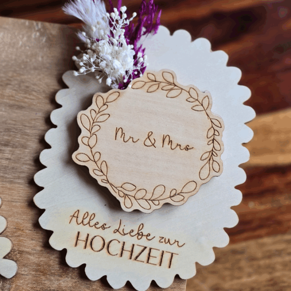 SVG Laserdatei Karten zur Hochzeit zum füllen mit Blumen oder Geld Postkarten Grußkarten SVG Datei Hochzeitsgeschenk Ehe Braut – Bild 23