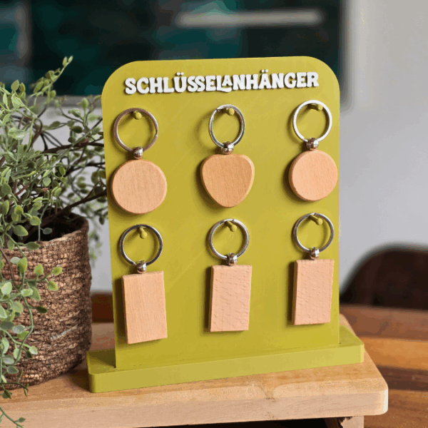 STL 3D Druck Datei Schlüsselanhänger Ständer Halter für Schlüsselanhänger Anhänger Aufsteller Präsenter 3D-Druck Datei – Bild 4