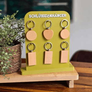 STL 3D Druck Datei Schlüsselanhänger Ständer Halter für Schlüsselanhänger Anhänger Aufsteller Präsenter 3D-Druck Datei