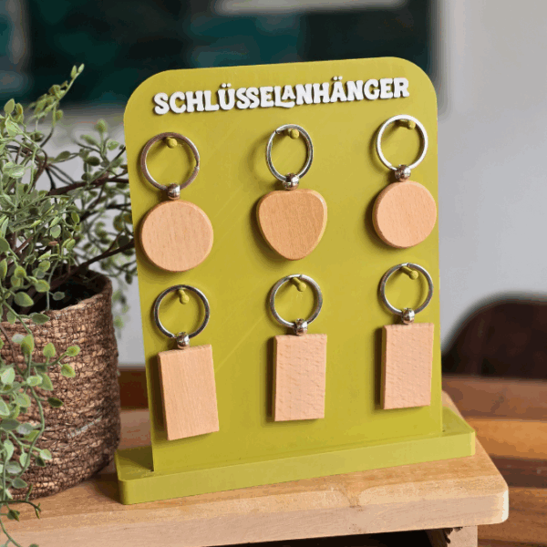 STL 3D Druck Datei Schlüsselanhänger Ständer Halter für Schlüsselanhänger Anhänger Aufsteller Präsenter 3D-Druck Datei – Bild 3