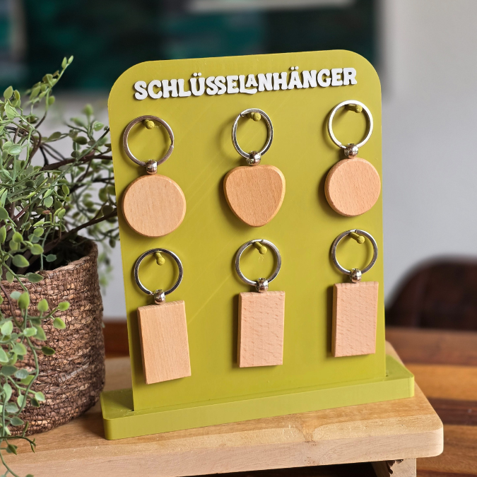 STL 3D Druck Datei Schlüsselanhänger Ständer Halter für Schlüsselanhänger Anhänger Aufsteller Präsenter 3D-Druck Datei – Bild 4
