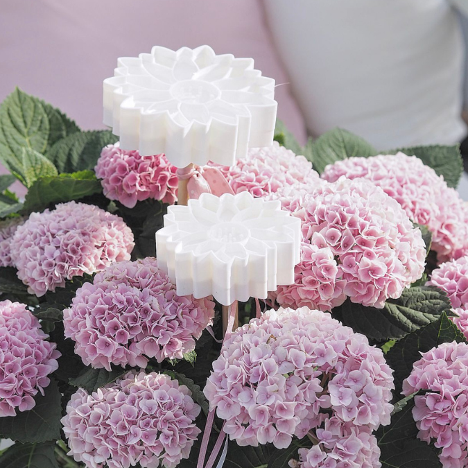 STL 3D Druck Datei Insektentränke Blume in 2 Größen jeweils für 8mm und 10mm Stäbe Bienentränke Schmetterlingtränke Garten Beet Blumentopf 3D-Druck Datei – Bild 9