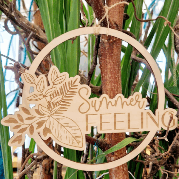 SVG Laserdatei Kranz 2er Set Kränze Summer Feeling Geschenkidee SVG Datei – Bild 14