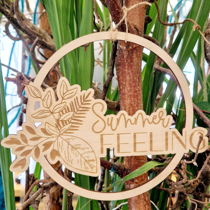 SVG Laserdatei Kranz 2er Set Kränze Summer Feeling Geschenkidee SVG Datei – Bild 14
