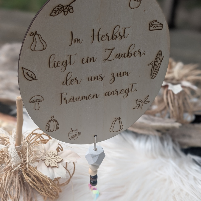 SVG Datei 2 Designs Schilder Holzscheiben Herbst Laserdatei Fahrrad Herbstzauber Herbstliebe Herbstvibes – Bild 21