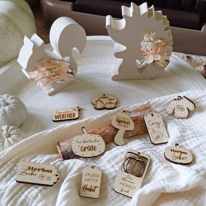 SVG Laserdatei Geschenkanhänger Herbst Kürbis Pilz Sweater weather Etiketten Tags SVG-Datei – Bild 21