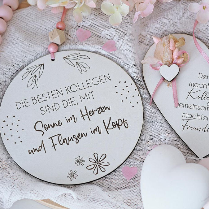SVG Datei 3 Designs Schilder Kollegen Lieblings Kollegin Arbeitskollegen Abschied Kollege Arbeit Büro Holzscheibe – Bild 28