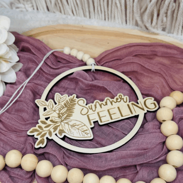 SVG Laserdatei Kranz 2er Set Kränze Summer Feeling Geschenkidee SVG Datei – Bild 7