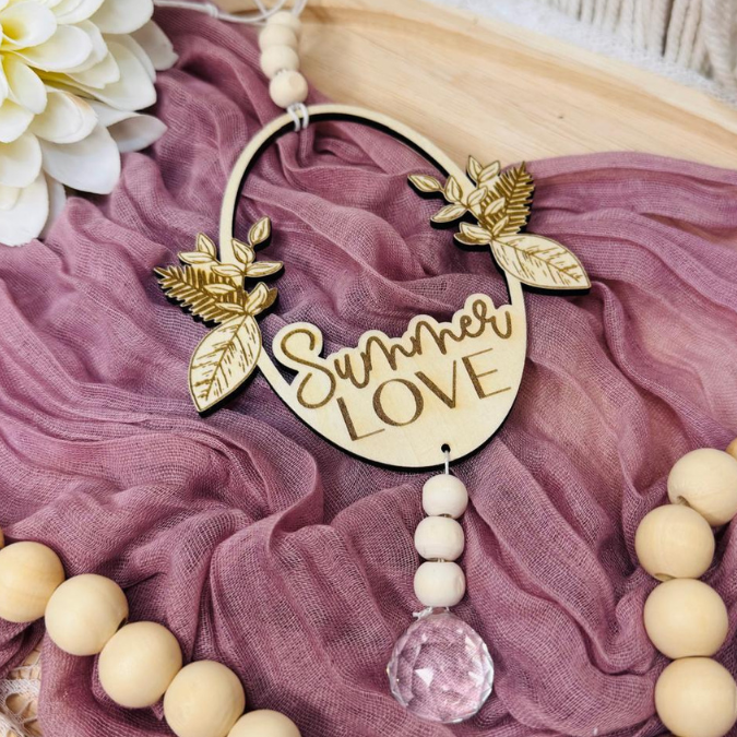SVG Laserdatei Kranz 2er Set Kränze Summer Feeling Geschenkidee SVG Datei – Bild 8
