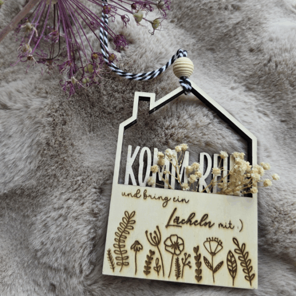 6 Designs Häuser zum füllen mit Blumen oder Geld Zuhause Heimat Home Freundschaft Deko Danke SVG Laserdatei Lasercut – Bild 14