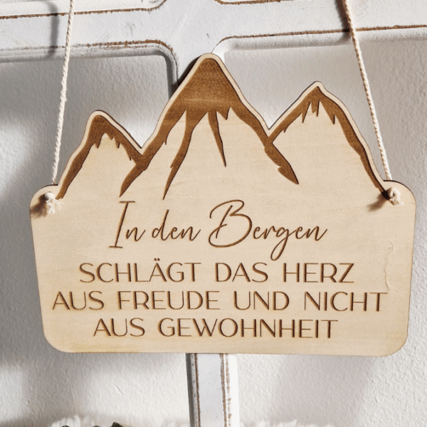SVG Datei 4 Designs Schilder Berge Wanderlust Holzscheiben Bergverliebt Bergliebe Laserdatei – Bild 12