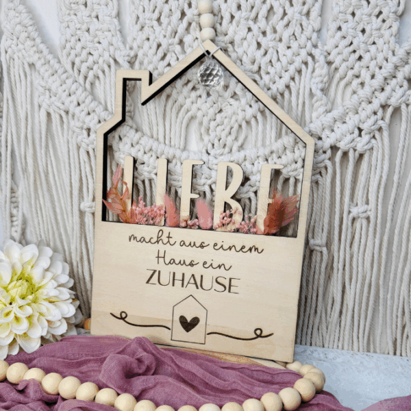 6 Designs Häuser zum füllen mit Blumen oder Geld Zuhause Heimat Home Freundschaft Deko Danke SVG Laserdatei Lasercut – Bild 17