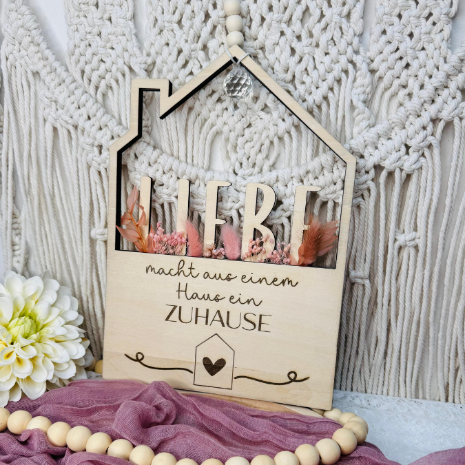 6 Designs Häuser zum füllen mit Blumen oder Geld Zuhause Heimat Home Freundschaft Deko Danke SVG Laserdatei Lasercut – Bild 18