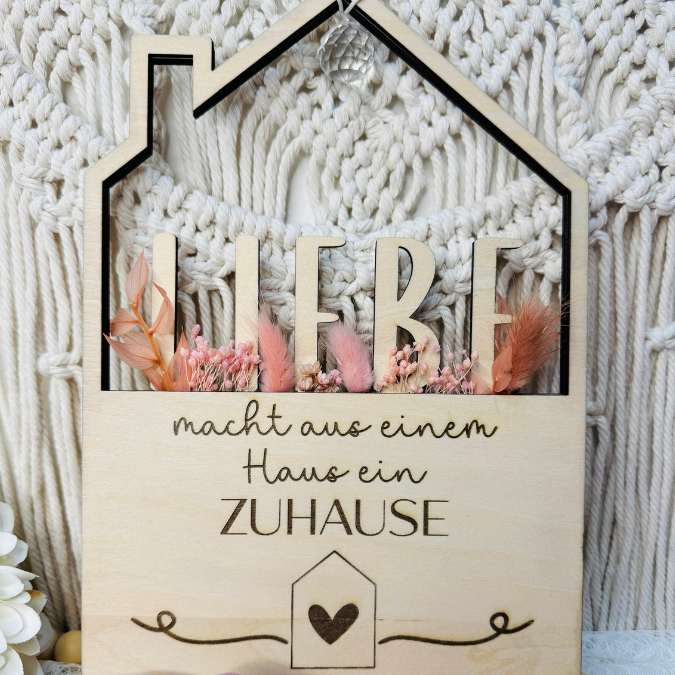 6 Designs Häuser zum füllen mit Blumen oder Geld Zuhause Heimat Home Freundschaft Deko Danke SVG Laserdatei Lasercut – Bild 19