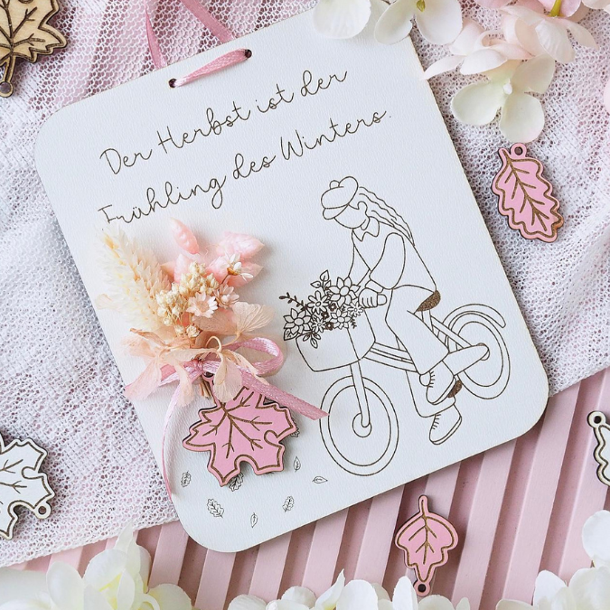 SVG Datei 2 Designs Schilder Holzscheiben Herbst Laserdatei Fahrrad Herbstzauber Herbstliebe Herbstvibes – Bild 12