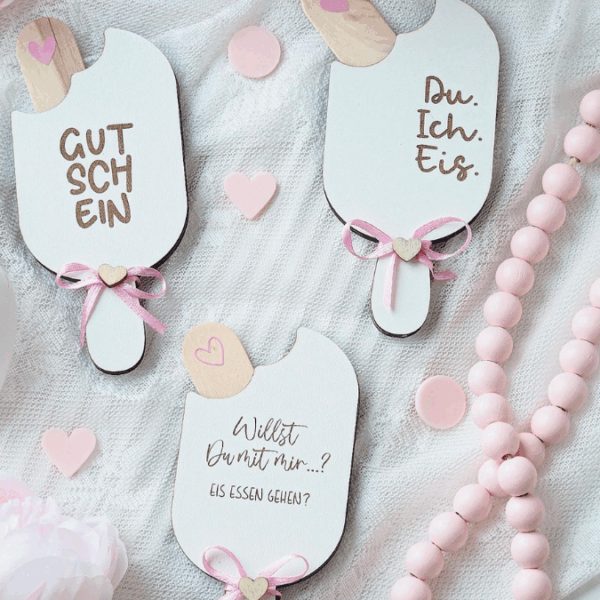 SVG Laser Datei Eis 6 Designs Gutscheinverpackung Geldgeschenk Gutscheine Geschenkidee Sommer SVG Datei – Bild 16