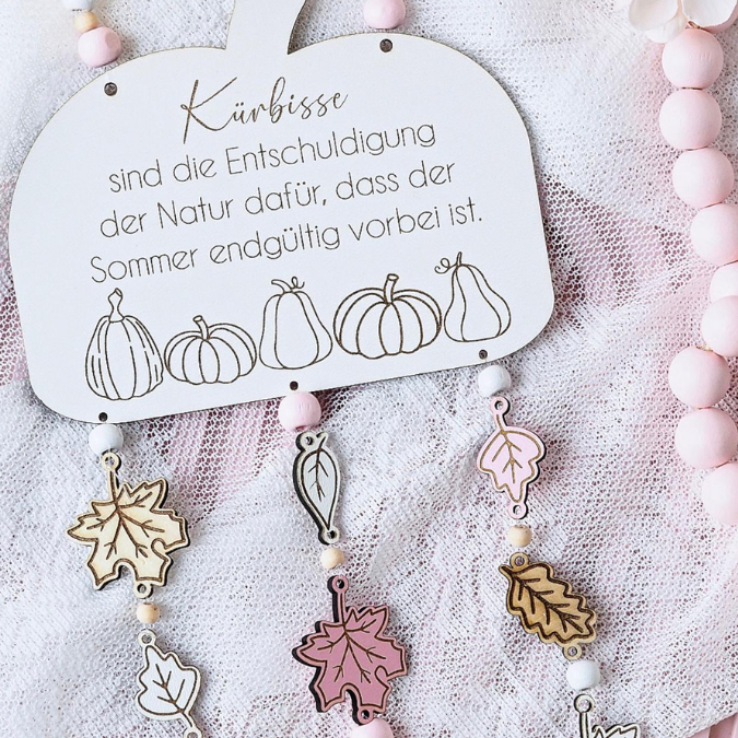 SVG Datei Herbst Deko Türdeko Wanddeko Kürbisse ink Anhänger Blätter Laserdatei Herbstzauber Herbstliebe Herbstvibes – Bild 9