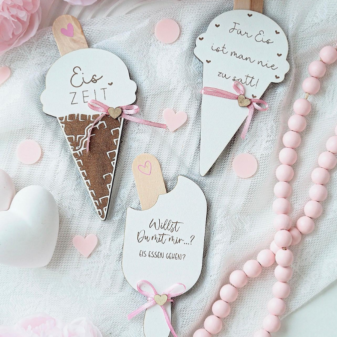 SVG Laser Datei Eis 6 Designs Gutscheinverpackung Geldgeschenk Gutscheine Geschenkidee Sommer SVG Datei – Bild 23