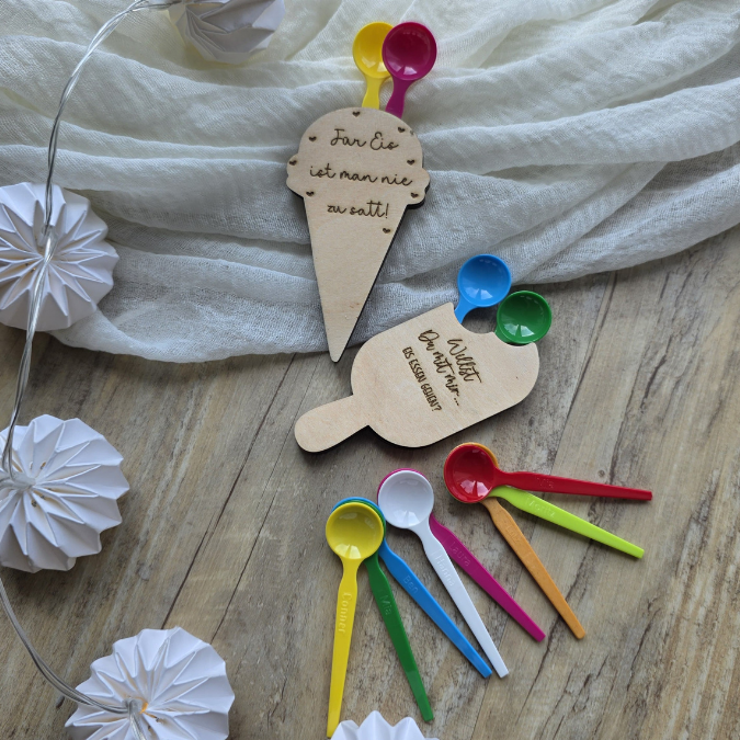 SVG Laser Datei Eis 6 Designs Gutscheinverpackung Geldgeschenk Gutscheine Geschenkidee Sommer SVG Datei – Bild 19
