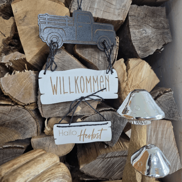 SVG Datei Herbst Truck Herbstdeko Türdeko Wanddeko Kürbisse Laserdatei Herbstzauber Herbstliebe Herbstvibes – Bild 6