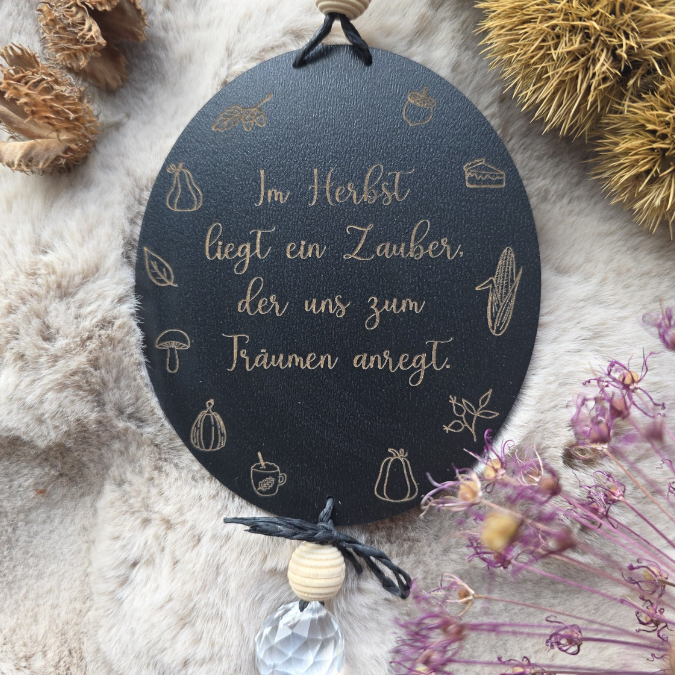 SVG Datei 2 Designs Schilder Holzscheiben Herbst Laserdatei Fahrrad Herbstzauber Herbstliebe Herbstvibes – Bild 14