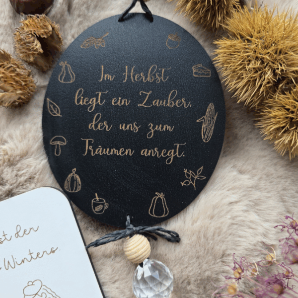 SVG Datei 2 Designs Schilder Holzscheiben Herbst Laserdatei Fahrrad Herbstzauber Herbstliebe Herbstvibes – Bild 8