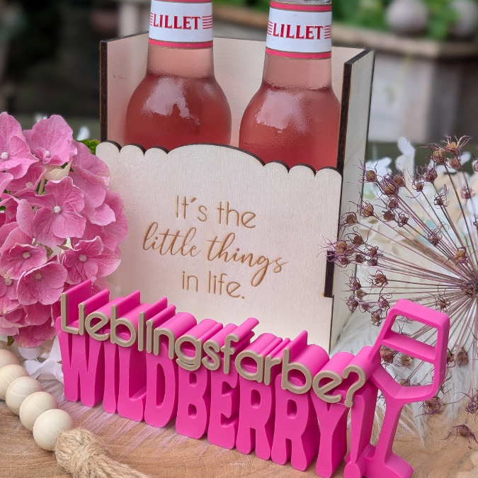 SVG Laserdatei 3 mm & 4mm Geschenkbox für 2 kleine Lillet Aperol Flaschen Flaschenbox Summermoments Little Things Spritztour SVG Datei – Bild 3