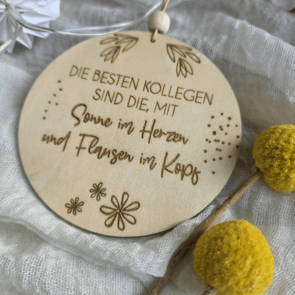 SVG Datei 3 Designs Schilder Kollegen Lieblings Kollegin Arbeitskollegen Abschied Kollege Arbeit Büro Holzscheibe – Bild 14
