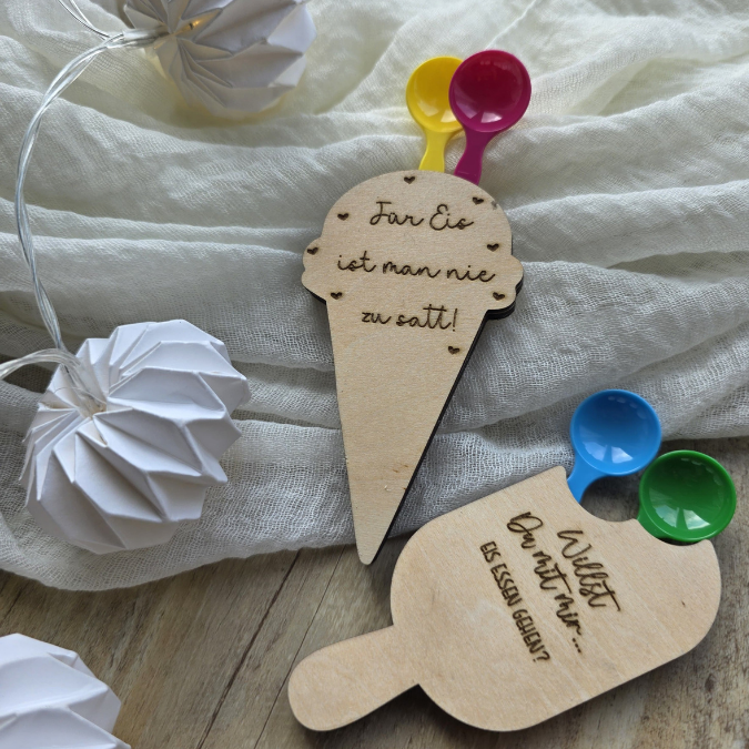 SVG Laser Datei Eis 6 Designs Gutscheinverpackung Geldgeschenk Gutscheine Geschenkidee Sommer SVG Datei – Bild 17
