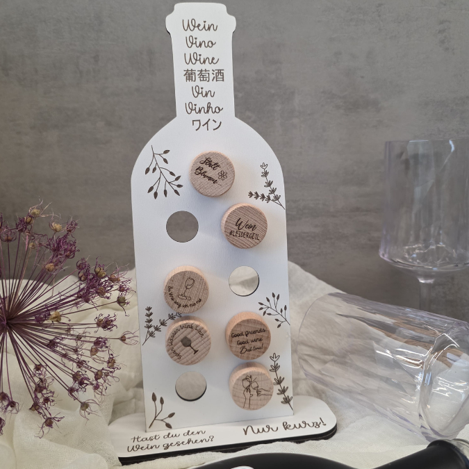 SVG Laserdatei Weinkorkenständer 3mm und 4mm Halter für Korken Wein SB Lädchen Schrankladen Präsenter SVG Datei – Bild 6