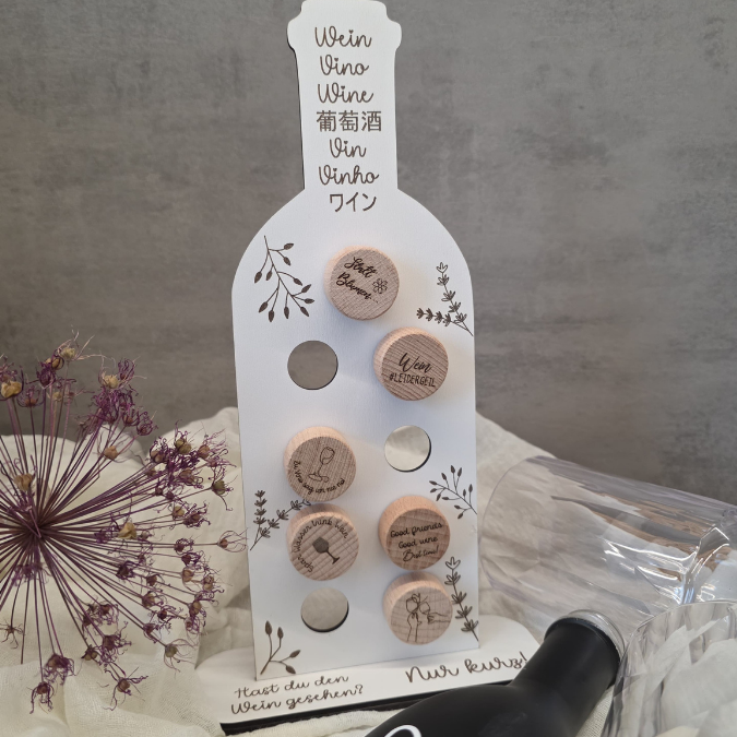 SVG Laserdatei Weinkorkenständer 3mm und 4mm Halter für Korken Wein SB Lädchen Schrankladen Präsenter SVG Datei – Bild 7