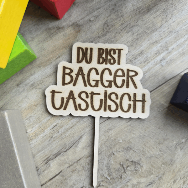 SVG Laserdatei 21er Set Caketopper Baustelle Bagger Verkehr inkl. Zahlen Pflanzenstecker Gescheinkidee Junge Kuchen SVG Datei – Bild 9