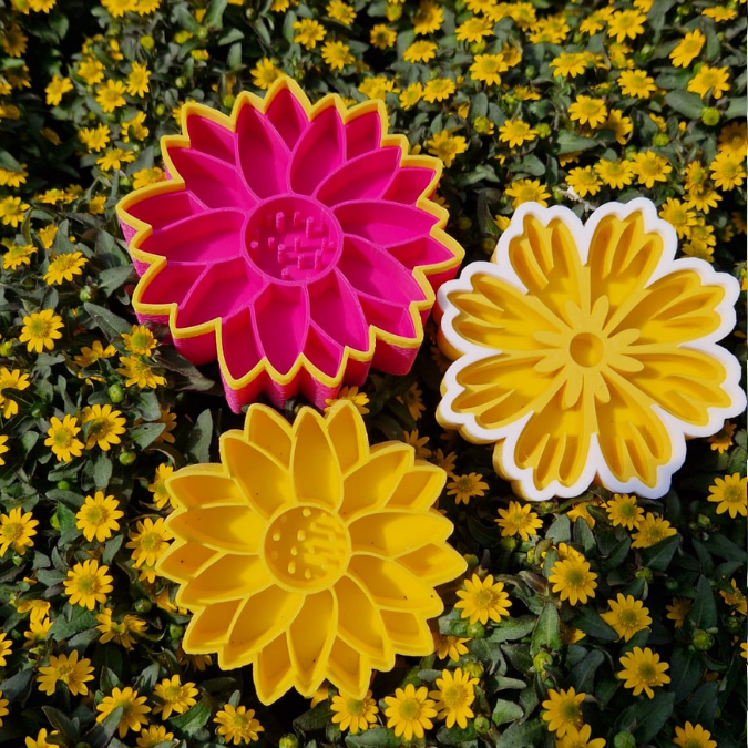 STL 3D Druck Datei Insektentränke Blume in 2 Größen jeweils für 8mm und 10mm Stäbe Bienentränke Schmetterlingtränke Garten Beet Blumentopf 3D-Druck Datei – Bild 20